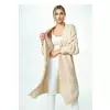 Sweter Kardigan Model M889 Beige - Figl