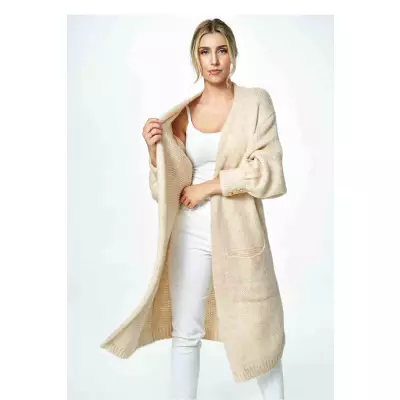 Sweter Kardigan Model M889 Beige - Figl