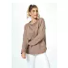 Sweter Damski Model M888 Brown - Figl