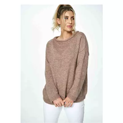 Sweter Damski Model M888 Brown - Figl