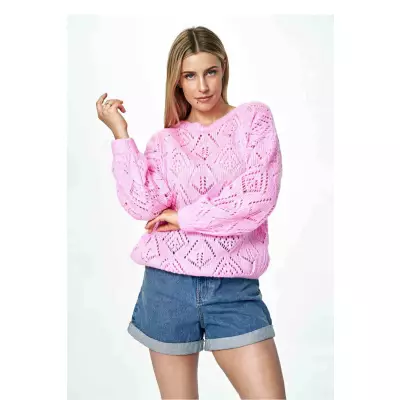 Sweter Damski Model M887 Pink - Figl