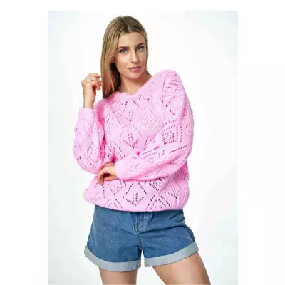 Sweter Damski Model M887 Pink - Figl