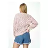 Sweter Damski Model M887 Light Pink - Figl