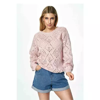 Sweter Damski Model M887 Light Pink - Figl