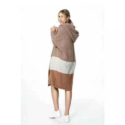 Sweter Kardigan Model M883 Brown - Figl