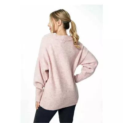 Sweter Damski Model M882 Light Pink - Figl