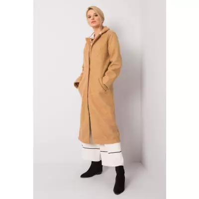 Płaszcz Damski Model 217-PL-23335.86 Camel - Rue Paris