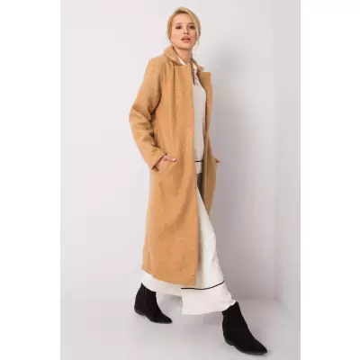 Płaszcz Damski Model 217-PL-23335.86 Camel - Rue Paris