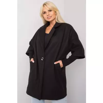 Płaszcz Damski Model CHA-PL-0409.30X Black - Rue Paris