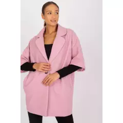 Płaszcz Damski Model CHA-PL-0409.30X Light Pink - Rue Paris