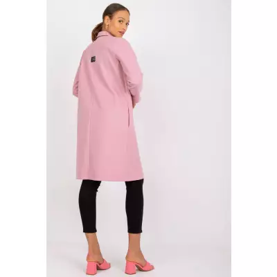 Płaszcz Damski Model CHA-PL-0402.33P Light Pink - Rue Paris