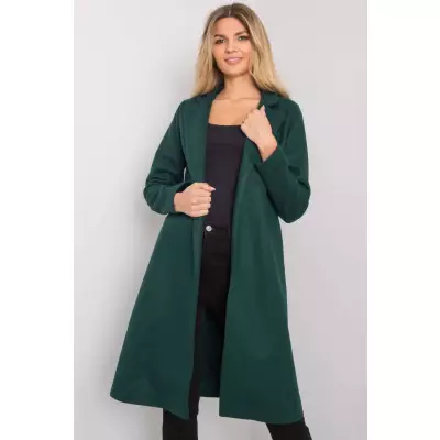 Płaszcz Damski Model CHA-PL-0402.33P Dark Green - Rue Paris