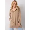 Bluza Damska Model EM-BL-ES-21-528.12X Light Brown - Ex Moda