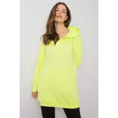 Bluza Damska Model EM-BL-ES-21-528.12X Fluo Yellow - Ex Moda