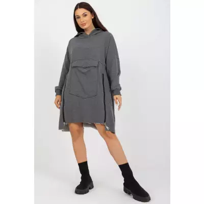 Bluza Damska Model FA-BL-8114.42P Dark Grey - Fancy