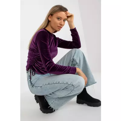 Bluzka Model LK-BZ-509033.36P Dark Violet - Lakerta