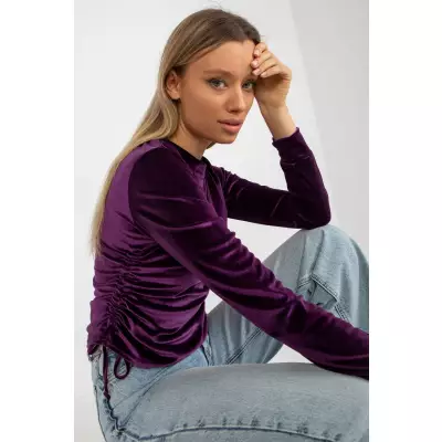 Bluzka Model LK-BZ-509033.36P Dark Violet - Lakerta