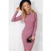 Sukienka Model RV-SK-R5133.07P Dark Pink - Rue Paris