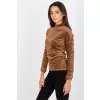 Bluzka Model RP-BZ-8181.45P Brown - Rue Paris