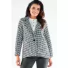 Kurtka Damska Model A545 Houndstooth - awama