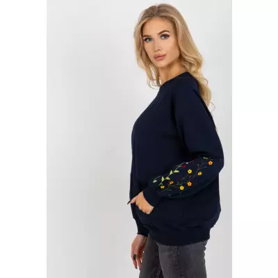 Bluza Damska Model RV-BL-8061.97 Navy - Rue Paris