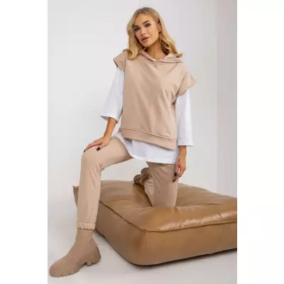 Spodnie Komplet Model EM-KMPL-764.64 Beige - Ex Moda