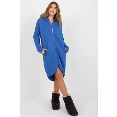 Bluza Damska Model RV-BL-4858-1.99P Dark Blue - Rue Paris