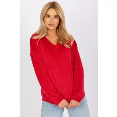 Bluza Damska Model RP-BZ-8188.31X Red - Rue Paris