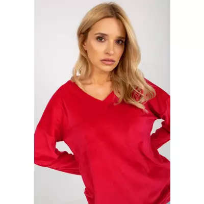 Bluza Damska Model RP-BZ-8188.31X Red - Rue Paris