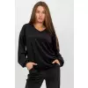 Bluza Damska Model RP-BZ-8188.64P Black - Rue Paris