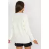 Sweter Kardigan Model LC-SW-0321.06X Ecru - Rue Paris