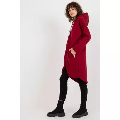 Bluza Damska Model RV-BL-4742.20P Bordo - Relevance