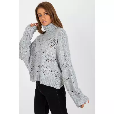 Sweter Damski Model EM-SW-1037-01.24X Grey - EM