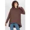 Bluza Damska Model EM-BL-U293.95 Dark Brown - Ex Moda