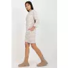 Sukienka Model LO-SK-LK-230.48 White/Beige - Rue Paris