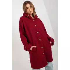 Płaszcz Damski Model RV-PL-8449.98P Bordo - Relevance