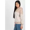 Bluza Damska Model LO-BL-DY-28.01 White/Beige - Rue Paris