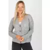 Sweter Damski Model LC-SW-8022.04P Grey - Rue Paris