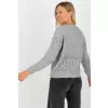 Sweter Damski Model LC-SW-8022.04P Grey - Rue Paris