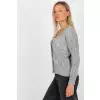 Sweter Damski Model LC-SW-8022.04P Grey - Rue Paris