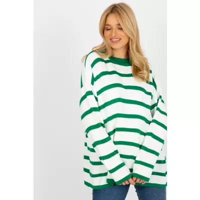 Sweter Damski Model LC-SW-2212.97P Dark Green - Rue Paris