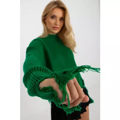 Sweter Damski Model LC-SW-0373.95P Green - Rue Paris