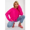 Sweter Damski Model LC-SW-0373.95P Fluo Pink - Rue Paris