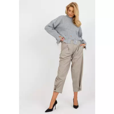 Sweter Damski Model LC-SW-0373.95P Grey - Rue Paris