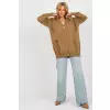 Sweter Kardigan Model LC-SW-8042.60 Camel - Rue Paris