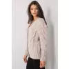 Sweter Damski Model LC-SW-A1.28X Beige - Rue Paris