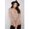 Sweter Damski Model LC-SW-A1.28X Dark Beige - Rue Paris