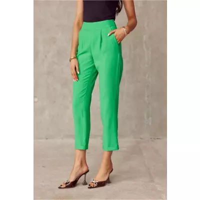 Spodnie Damskie Model ZIE 0015 7/8 Green - Roco Fashion