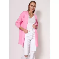 Sweter Kardigan Model PA013 Baby Pink - MKM