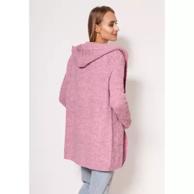 Sweter Kardigan Model PA018 Pink - MKM